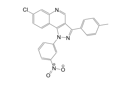 7-chloro-3-(4-methylphenyl)-1-(3-nitrophenyl)-1H-pyrazolo[4,3-c]quinoline
