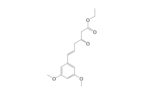 Ethyl (E)-6-(3,5-Dimethoxyphenyl)-3-oxohex-5-enoate