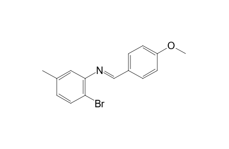 6-bromo-N-(p-methoxybenzylidene)-m-toluidine