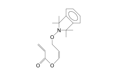 (Z)-3-(1,1,3,3-Tetramethyl-1,3-dihydro-isoindol-2-yloxy)-prop-1-enyl acrylate
