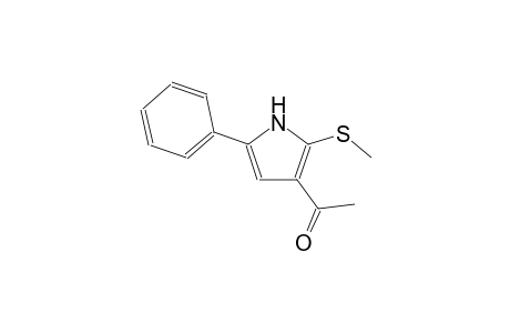 1-[2-(methylsulfanyl)-5-phenyl-1H-pyrrol-3-yl]ethanone
