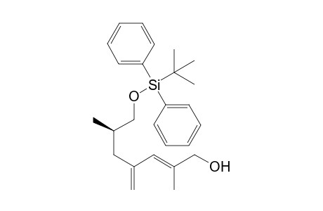 (2E)-4-[(2R)-3-[tert-butyl(diphenyl)silyl]oxy-2-methyl-propyl]-2-methyl-penta-2,4-dien-1-ol