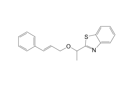 2-[1-[(E)-3-phenylprop-2-enoxy]ethyl]-1,3-benzothiazole