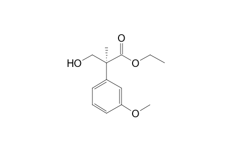 (2S)-3-hydroxy-2-(3-methoxyphenyl)-2-methyl-propionic acid ethyl ester