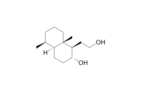 1-Naphthaleneethanol, decahydro-2-hydroxy-5,8a-dimethyl-, [1R-(1.alpha.,2.beta.,4a.beta.,5.alpha.,8a.alpha.)]-