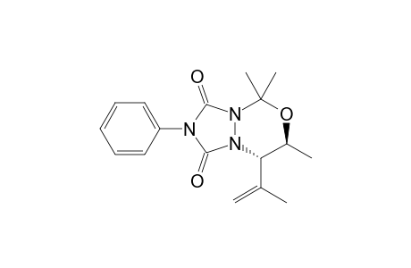 (7S,8S)-5,5,7-trimethyl-2-phenyl-8-prop-1-en-2-yl-7,8-dihydro-[1,2,4]triazolo[1,2-c][1,3,4]oxadiazine-1,3-dione