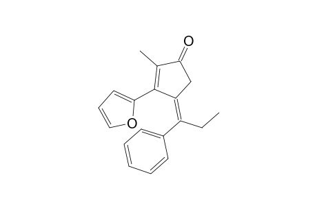(Z)-3-(furan-2-yl)-2-methyl-4-(1-phenylpropylidene)cyclopent-2-enone