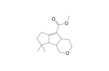 Pentaleno[1,6a-c]pyran-5-carboxylic acid, 1,2,4,4a,6a,7,8,9-octahydro-8,8-dimethyl-, methyl ester, (4a.alpha.,6a.beta.,6aR*)-(.+-.)-