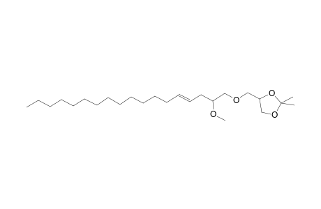 1,3-Dioxolane, 4-[[(2-methoxy-4-octadecenyl)oxy]methyl]-2,2-dimethyl-