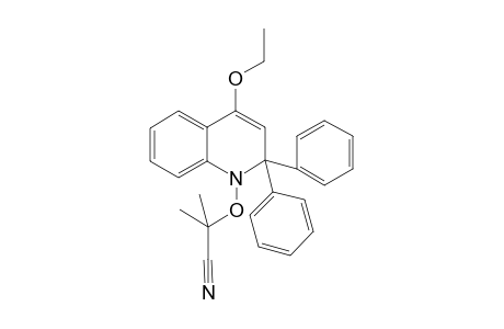 2-(4-Ethoxy-2,2-diphenyl-quinolin-1-yl)oxy-2-methyl-propanenitrile