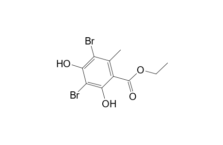 Ethyl 3,5-dibromo-2,4-dihydroxy-6-methylbenzoate