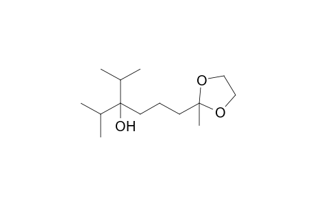 2-(4-Hydroxy-4-isopropyl-5-methylhexyl)-2-methyl-1,3-dioxolane