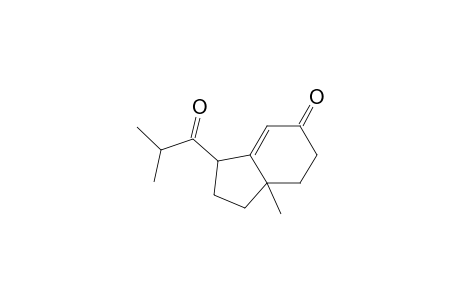 5H-Inden-5-one, 1,2,3,6,7,7a-hexahydro-7a-methyl-3-(2-methyl-1-oxopropyl)-