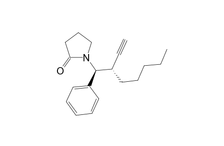 1-((1S*,2S*)-2-ethynyl-1-phenylheptyl)pyrrolidin-2-one