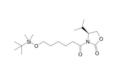 3-[6-(tert-Butyldimethylsiloxy)hexanoyl]-(S)-4-isopropyloxazolidin-2-one