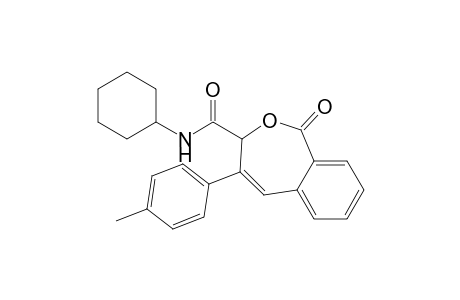 N-Cyclohexyl-4-(p-tolyl)-3H-2-benzoxepin-1-one-3-carboxamide