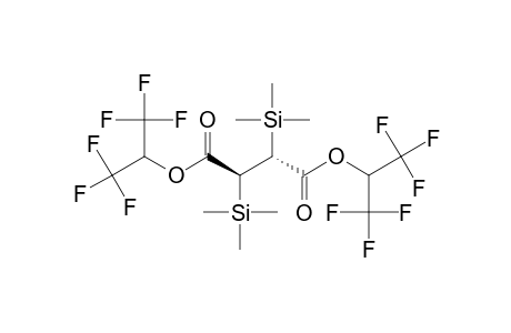 (2R,3S)-2,3-bis(trimethylsilyl)butanedioic acid bis(1,1,1,3,3,3-hexafluoropropan-2-yl) ester