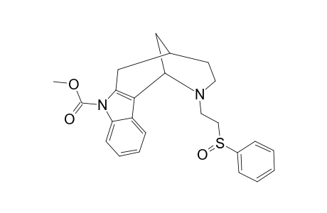 METHYL-2-[2-(PHENYLSULFINYL)-ETHYL]-1,2,3,4,5,6-HEXAHYDRO-1,5-METHANOAZOCINO-[4,3-B]-INDOLE-7-CARBOXYLATE,ISOMER-#1