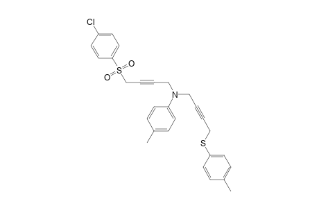 Benzenamine, N-[4-[(4-chlorophenyl)sulfonyl]-2-butynyl]-4-methyl-N-[4-[(4-methylphenyl)thio]-2-butynyl]-