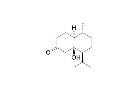 (4aS,5R,8S,8aR)-5-methyl-8a-oxidanyl-8-propan-2-yl-1,3,4,4a,5,6,7,8-octahydronaphthalen-2-one