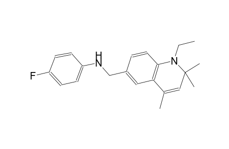 N-[(1-ethyl-2,2,4-trimethyl-1,2-dihydro-6-quinolinyl)methyl]-4-fluoroaniline