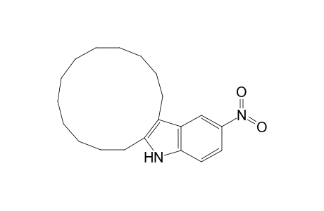 5H-Cyclotetradec[b]indole, 6,7,8,9,10,11,12,13,14,15,16,17-dodecahydro-2-nitro-