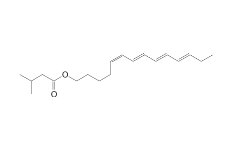 (5Z,7E,9E,11E)-Tetradeca-5,7,9,11-tetraen-1-yl 3-Methylbutanoate