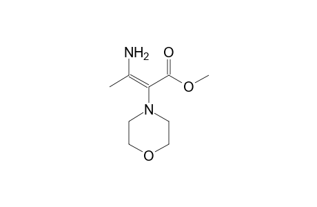 (E)-3-amino-2-(4-morpholinyl)-2-butenoic acid methyl ester