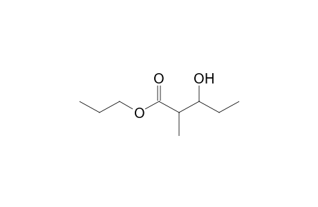3-Hydroxy-2-methyl-valeric acid propyl ester