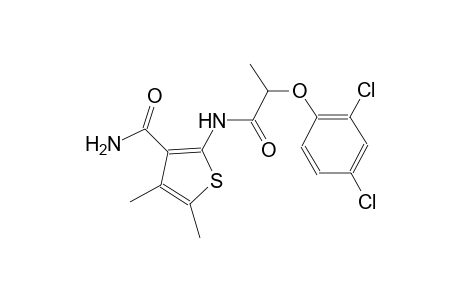 2-{[2-(2,4-dichlorophenoxy)propanoyl]amino}-4,5-dimethyl-3-thiophenecarboxamide