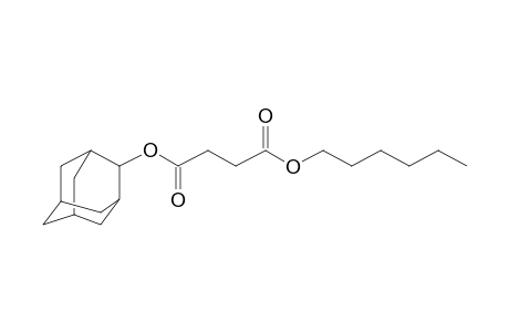 Succinic acid, 2-adamantyl hexyl ester