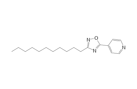 4-(3-Undecyl-1,2,4-oxadiazol-5-yl)pyridine