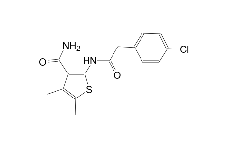 2-{[(4-chlorophenyl)acetyl]amino}-4,5-dimethyl-3-thiophenecarboxamide
