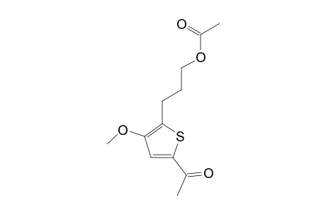 1-[5-[3-(ACETOXY)-PROPYL]-4-METHOXY-2-THIENYL]-1-ETHANONE