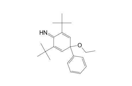 (2,6-ditert-butyl-4-ethoxy-4-phenyl-cyclohexa-2,5-dien-1-ylidene)amine