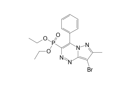 8-BROMO-7-METHYL-4-PHENYLPYRAZOLO-[3,2-C]-[1,2,4]-TRIAZIN-3-YL-PHOSPHONIC-ACID-DIETHYLESTER