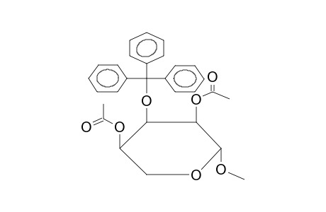 METHYL 2,4-DI-O-ACETYL-3-O-TRITYL-BETA-D-RIBOPYRANOSIDE