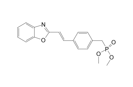 2-[(E)-2-[4-(dimethoxyphosphorylmethyl)phenyl]ethenyl]-1,3-benzoxazole