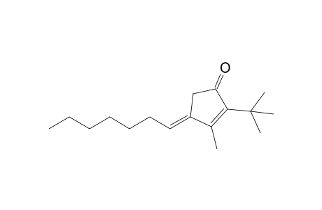 (E)-2-tert-Butyl-4-heptylidene-3-methylcyclopent-2-enone