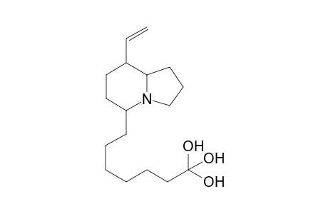 8-Vinyl-5-(trihydroxyheptyl)-indolizidine