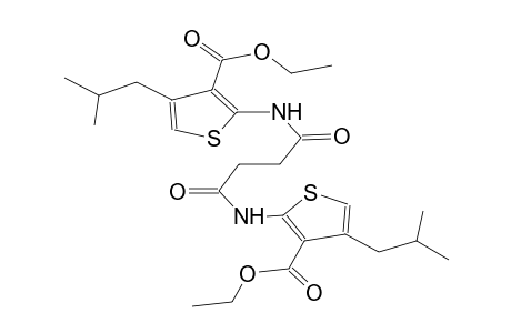 N,N'-bis(3-ethoxycarbonyl-4-isobutyl-2-thienyl)succindiamide