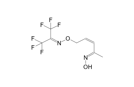 O-(Z-4-HYDROXYIMINO-2-PENTENYL)HEXAFLUOROACETONE OXIME