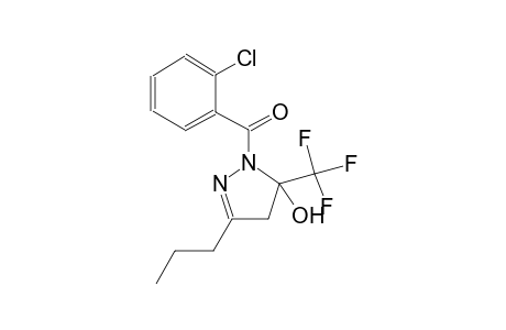 1-(2-chlorobenzoyl)-3-propyl-5-(trifluoromethyl)-4,5-dihydro-1H-pyrazol-5-ol