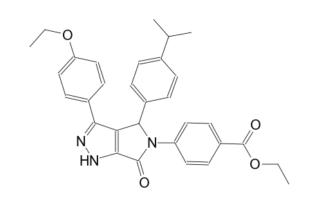 benzoic acid, 4-(3-(4-ethoxyphenyl)-4,6-dihydro-4-[4-(1-methylethyl)phenyl]-6-oxopyrrolo[3,4-c]pyrazol-5(1H)-yl)-, ethyl ester