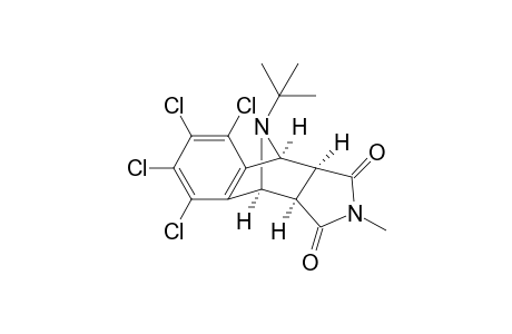 exo-9-tert-Butyl-5,6,7,8-tetrachloro-1,2,3,4-tetrahydro-N'-methyl-1,4-iminonaphthalin-2,3-dicarboximide