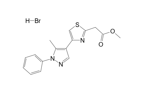 Methyl 4-[4-(1-Phenyl-5-methylpyrazolyl)]-2-thiazolylacetate Hydrobromide