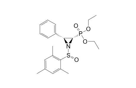 [S-(S),2S,3R]-(+)-N-(2,4,6-MESITYLSULFINYL)-3-PHENYLAZIRIDINE-2-PHOSPHONATE
