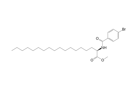 Octadecanoic acid, 2-[(4-bromobenzoyl)amino]-, methyl ester, (R)-