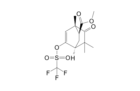 (1S*,4S*,7S*)-1,3,3-Trimethyl-5-trifluoromethanesulfonyloxy-7-methoxycarbonylbicyclo[2.2.2]oct-5-en-2-one