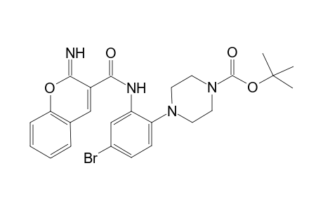 N-(2-(4-tert-Butoxycarbonyl-piperazin-1-yl)-5-bromophenyl)-2-imino-2H-chromene-3-carboxamide